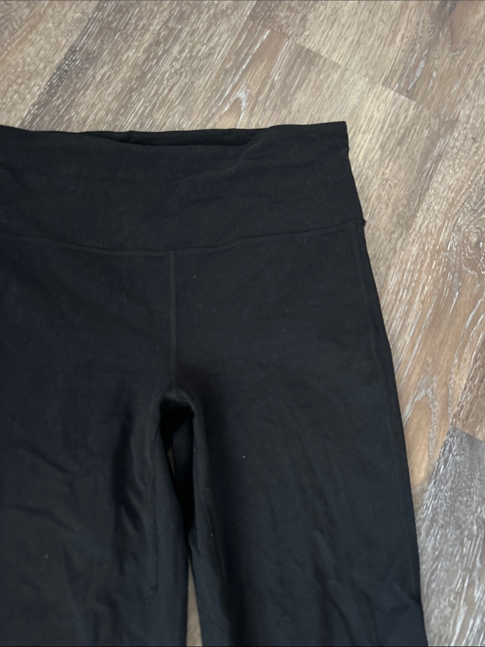 Athleta Black Flared Leggings - Picture 3 of 12